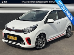 Kia Picanto - 1.0 T-GDI GT-Line 100pk 1e eign. Nieuw geleverd en dealeronderhouden, Lederen bekleding, S