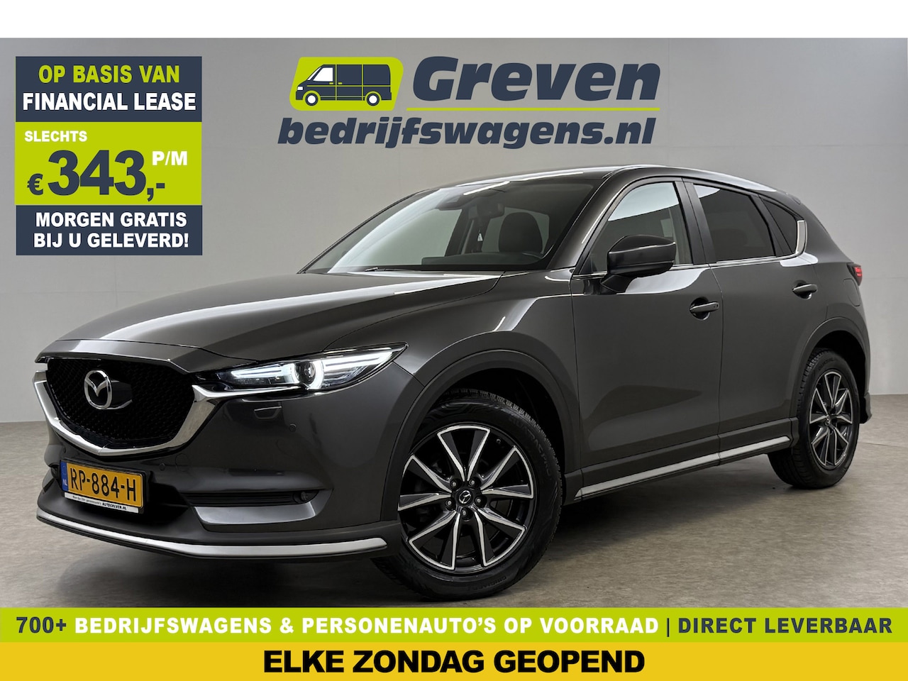 Mazda CX-5 - 2.0 SkyActiv-G 165PK LED Trekhaak Bose Memory Clima Cruise Navi PDC 19"LMV - AutoWereld.nl