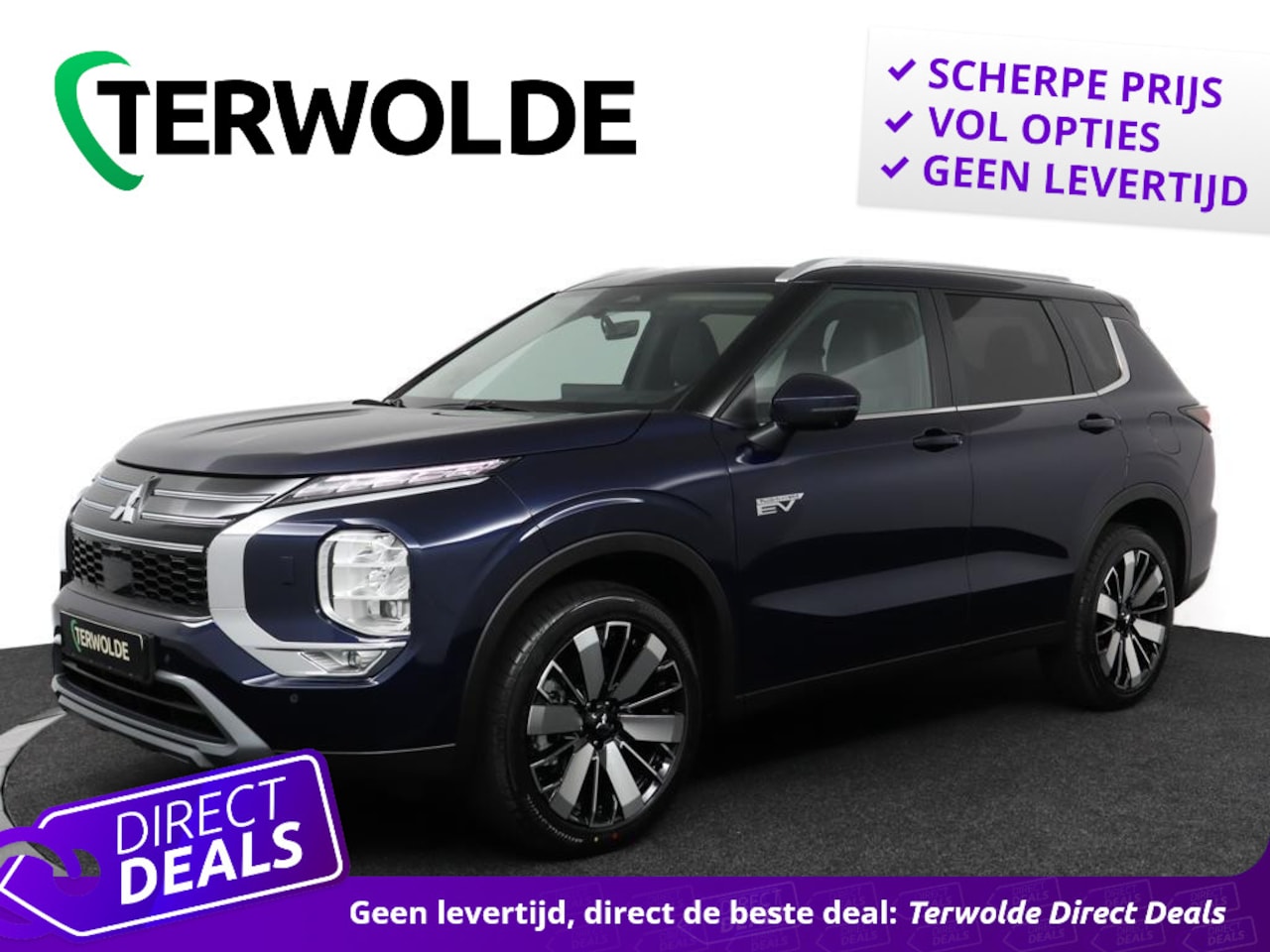 Mitsubishi Outlander - 2.4 PHEV First Edition | € 3.100 Korting! | Adaptive Cruise Control | Around View Monitor - AutoWereld.nl
