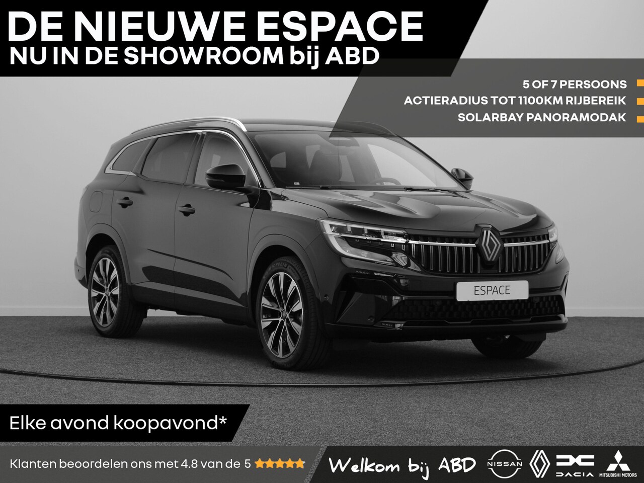 Renault Espace - Techno Hybrid 200 | 6-voudig elektrisch verstelbare bestuurdersstoel met geheugen- en mass - AutoWereld.nl