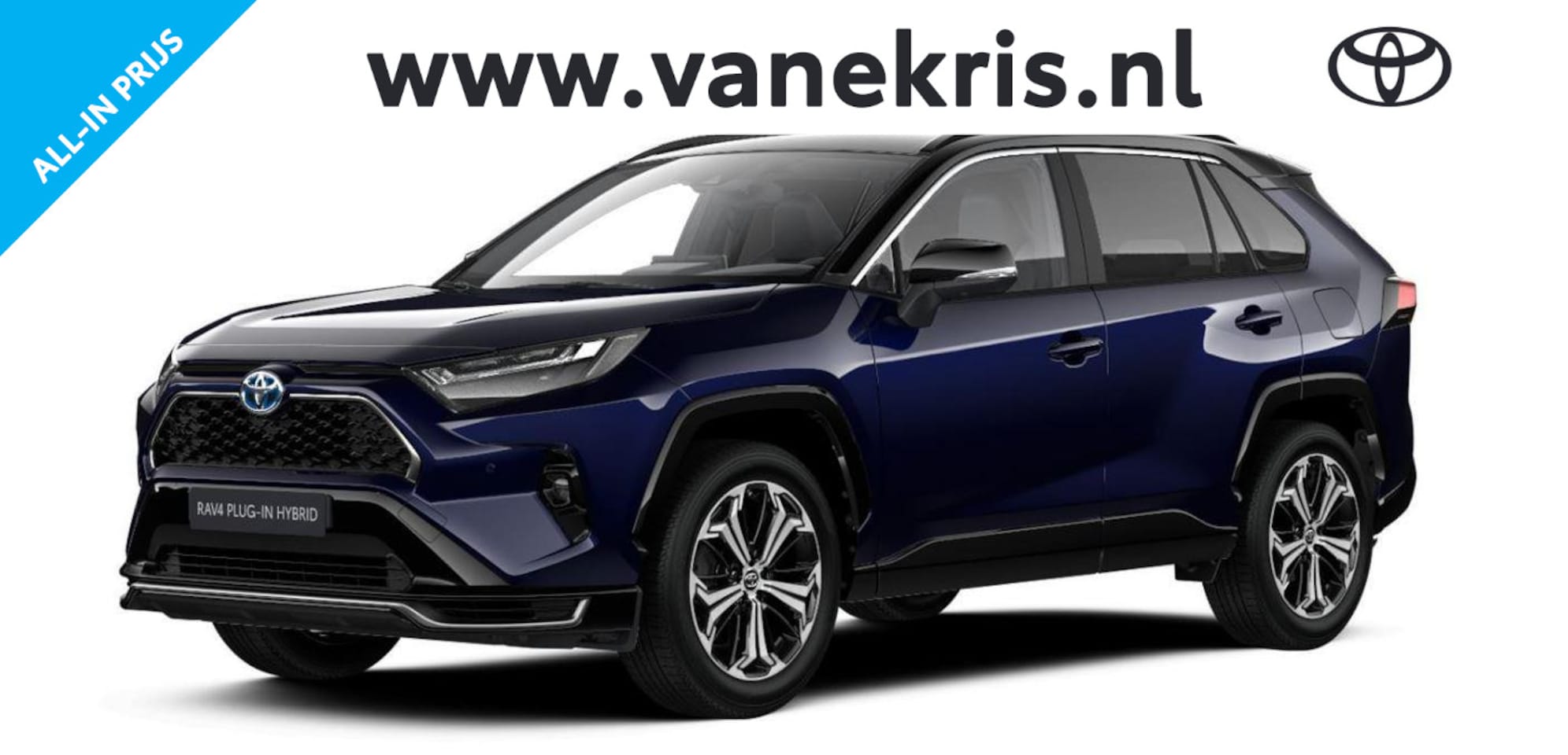 Toyota RAV4 - 2.5 Plug-in Hybrid Bi-Tone Plus, Trekhaak, Nieuw, voordeel - AutoWereld.nl