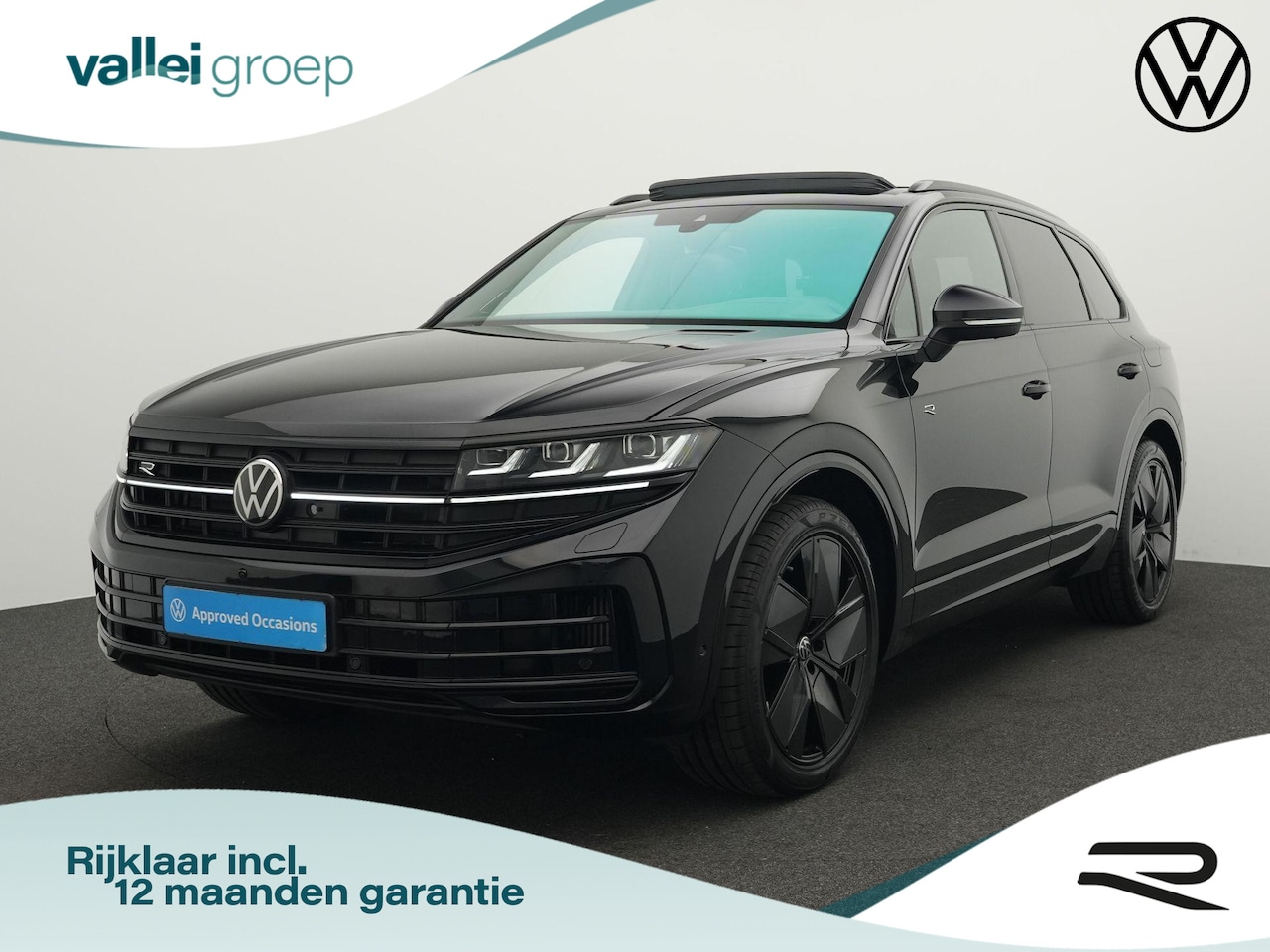 Volkswagen Touareg - 3.0 TSi eHybrid 463 pk tiptronic 4MOTION R | Panoramadak | Trekhaak | Puglia Leder | Nacht - AutoWereld.nl