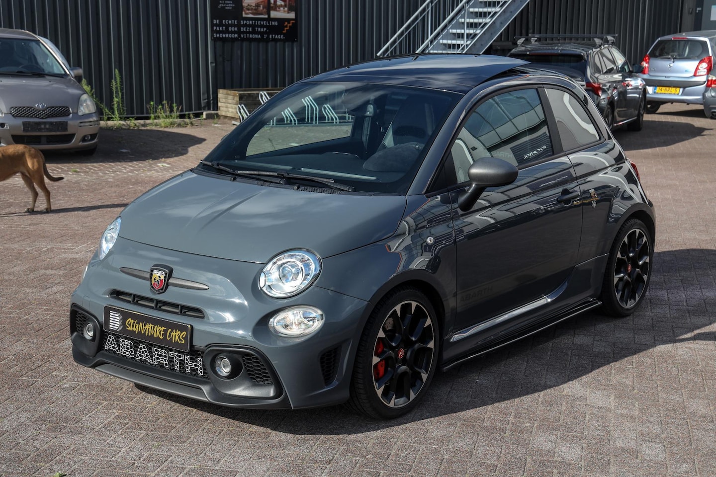 Fiat 500 C - 1.4 T-Jet Abarth Competizione 595|Pano|Beats|Carbon Stoelen|Magnetti Uitlaat|Maxton| - AutoWereld.nl