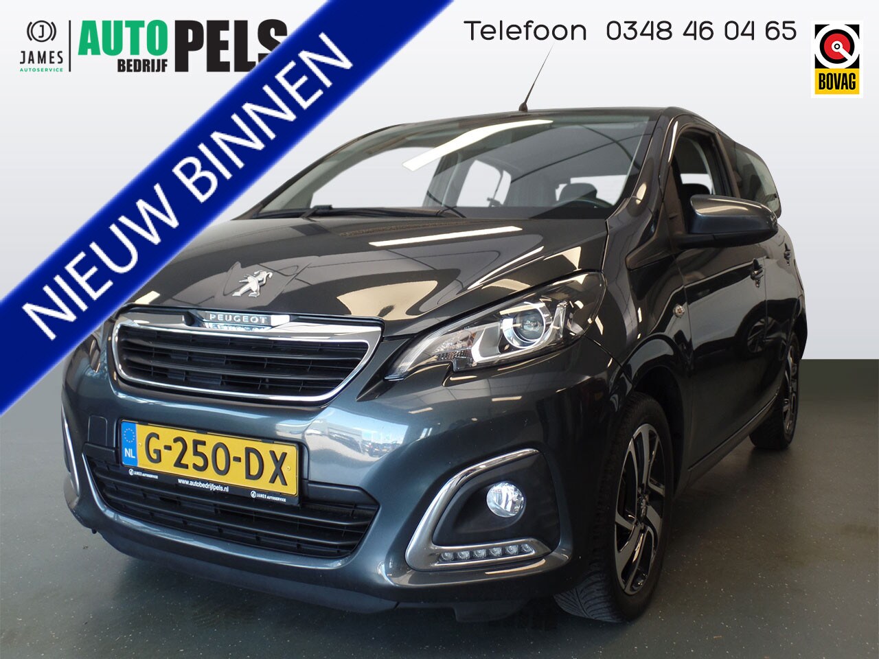 Peugeot 108 - 1.0 e-VTi Allure 5drs Navigatie, Airco, Elek ramen, Led verlichting, Cv op sleutel, Lm vel - AutoWereld.nl