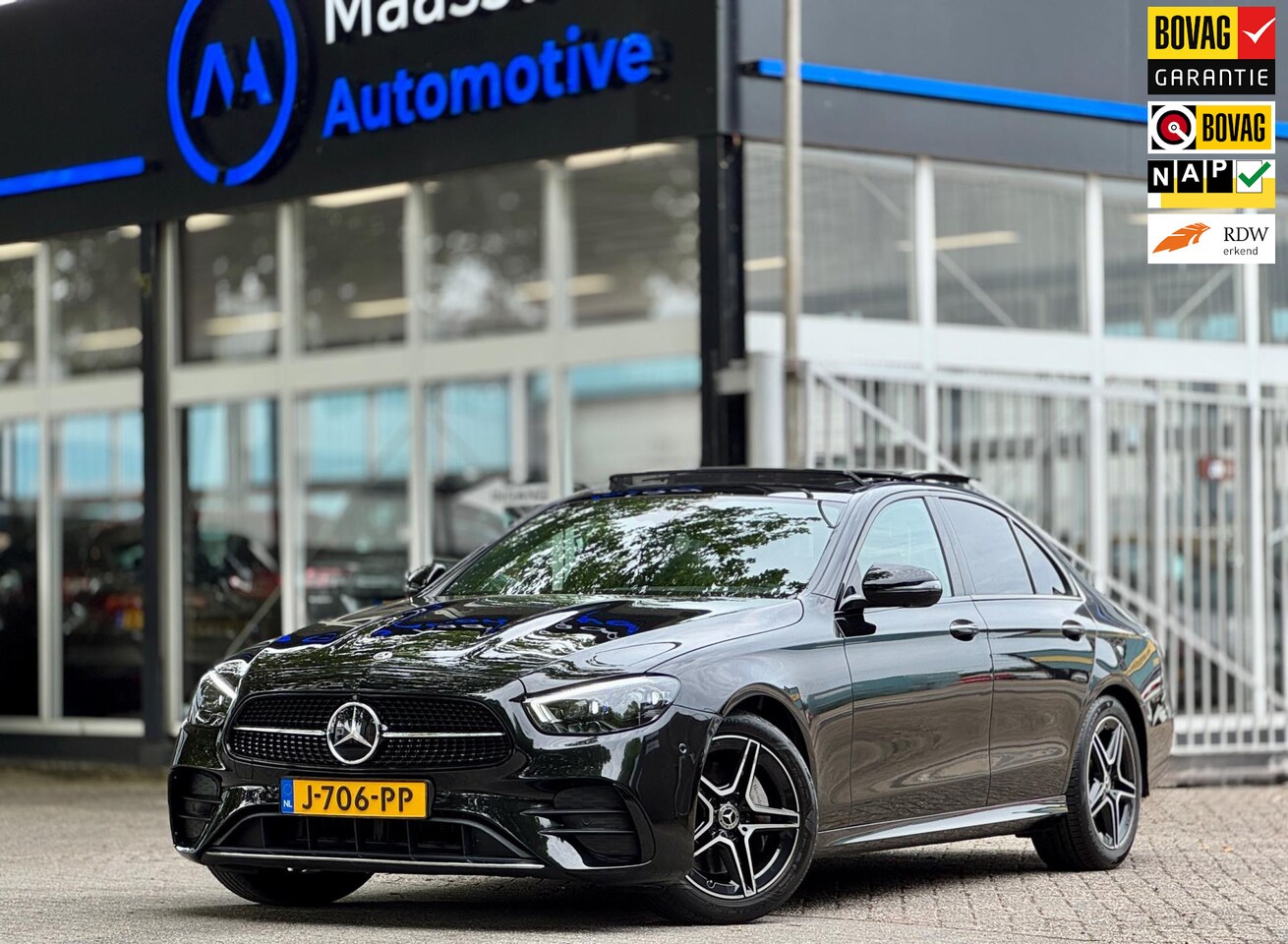 Mercedes-Benz E-klasse - AMG Pano Burmester Drive Pilot Memory Sfeerverlichting Dodehoeksensor Adaptive cruise Deal - AutoWereld.nl