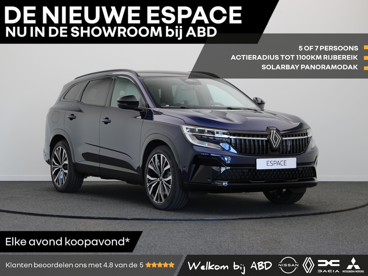 Renault Espace - Iconic Hybrid 200 | Achteruitrijcamera | Blind spot warning met lane departure prevention - AutoWereld.nl