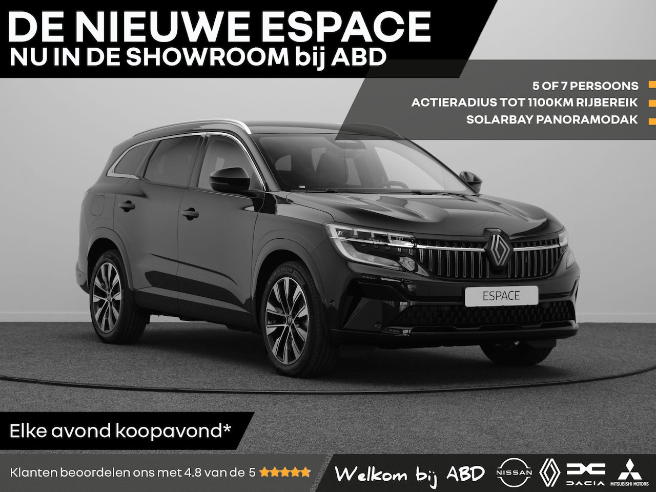 Renault Espace - Techno Hybrid 200 | 6-voudig elektrisch verstelbare bestuurdersstoel met geheugen- en mass - AutoWereld.nl