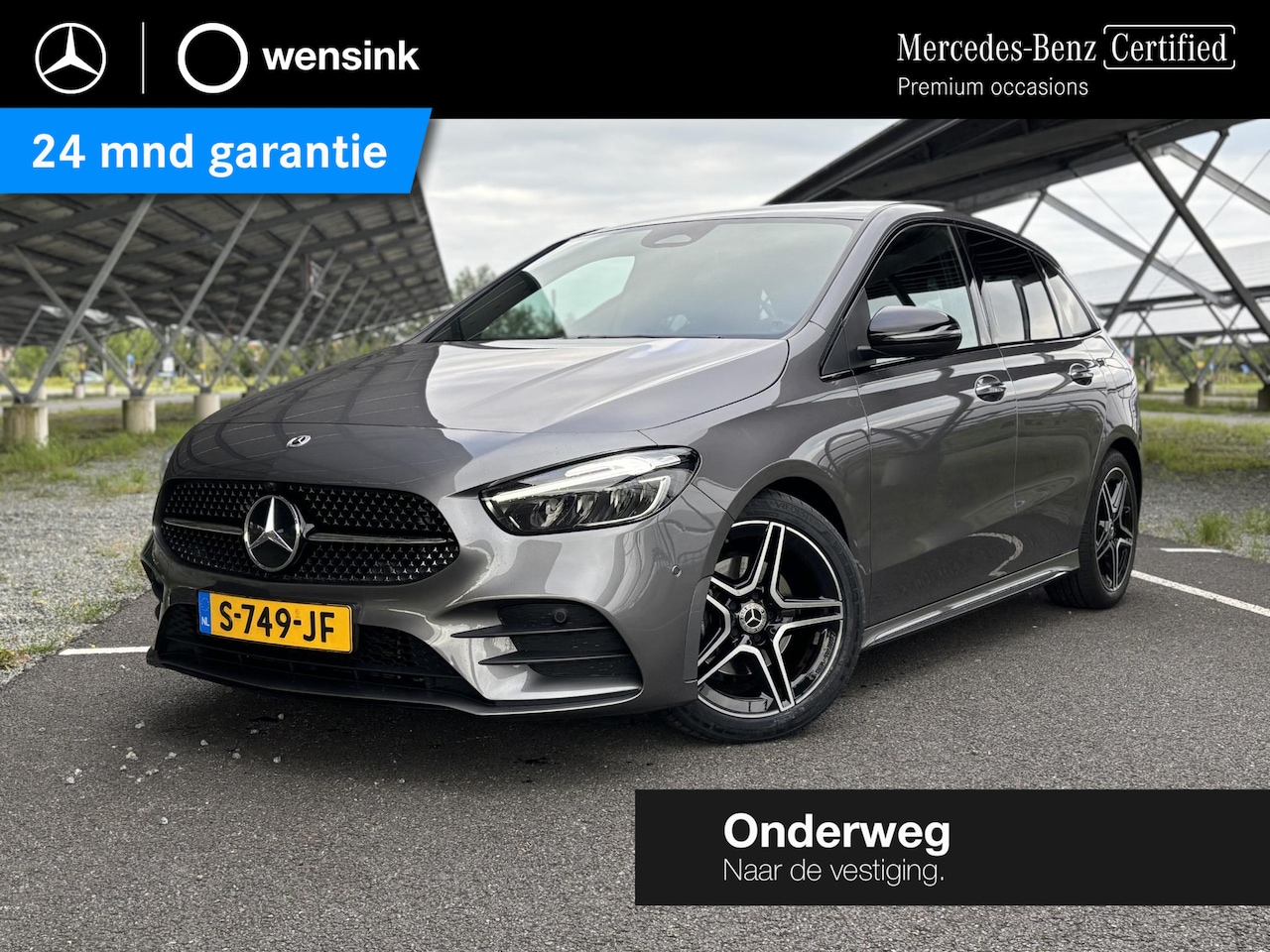 Mercedes-Benz B-klasse - 180 AMG Line | Night | Panoramadak | Distronic | Sfeerverlichting | Stoelverwarming | Park - AutoWereld.nl