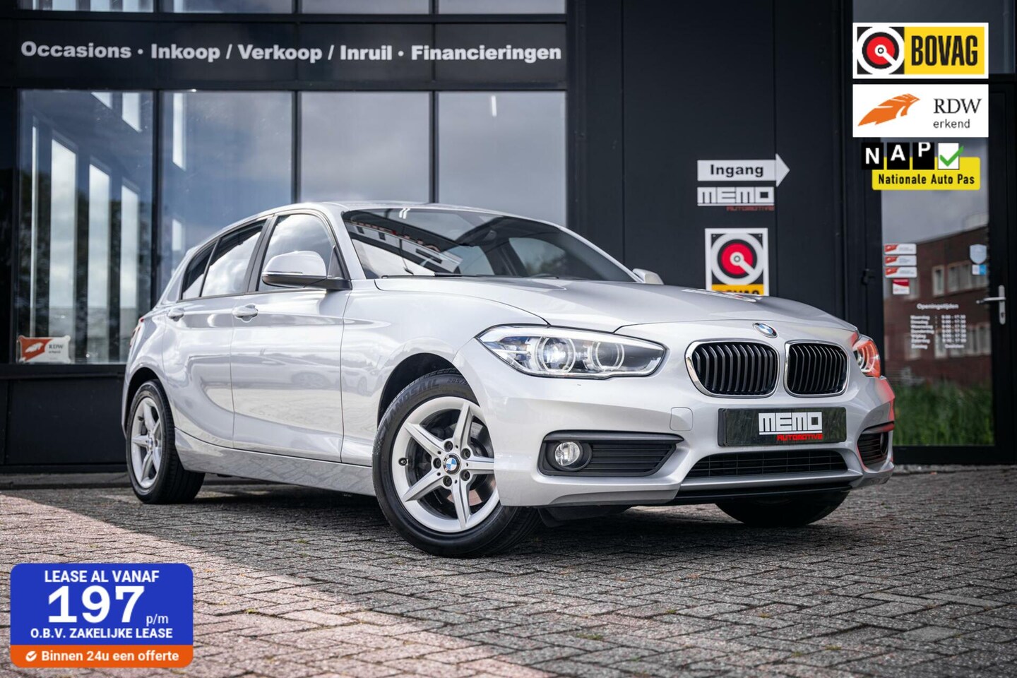 BMW 1-serie - 116i Essential*NAVIGATIE*LED*CRUISE*AIRCO*PDC* - AutoWereld.nl