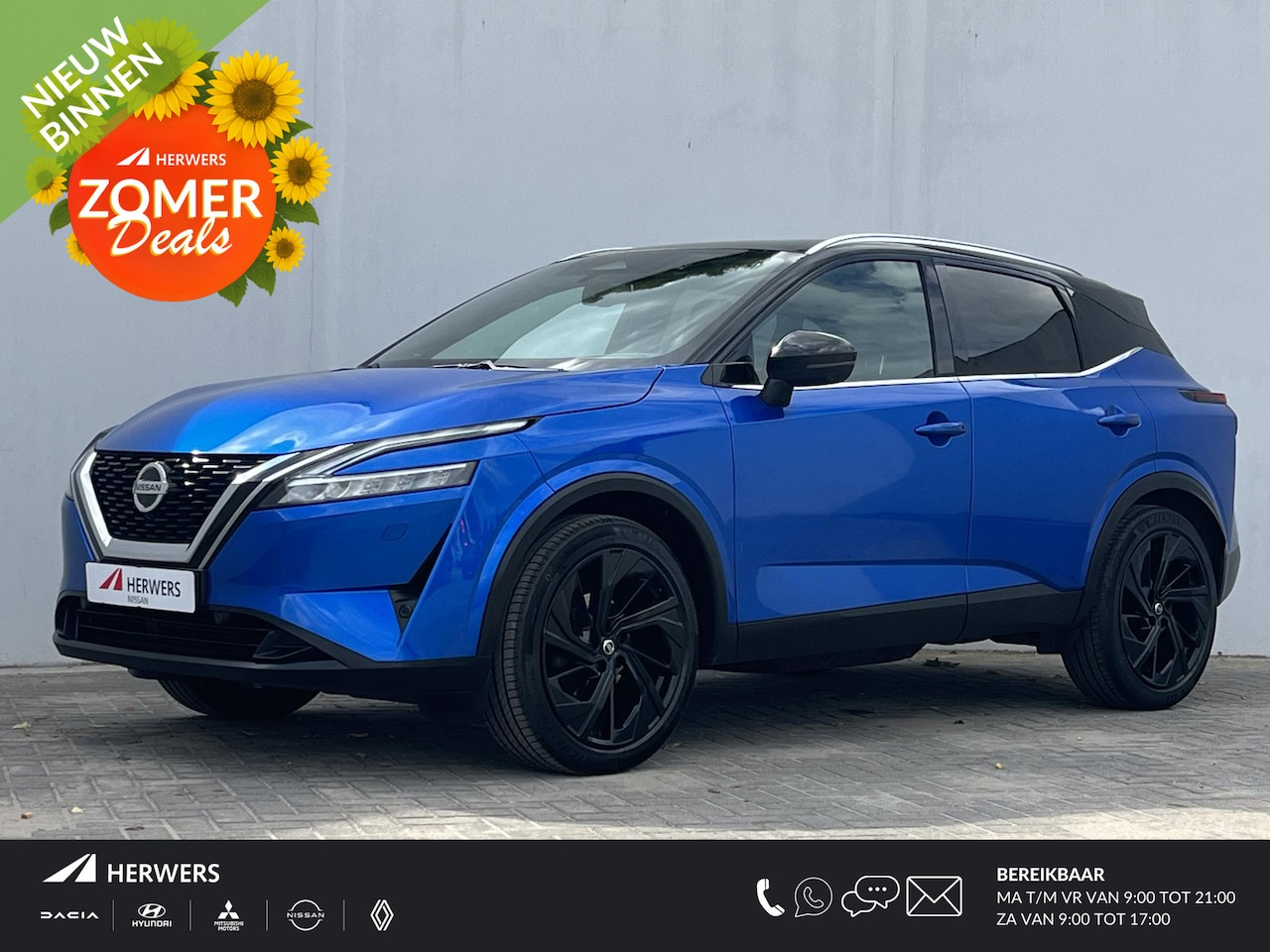 Nissan Qashqai - 1.3 MHEV Xtronic Tekna Plus Automaat / Cold pack / Panoramadak / HUD / Stuur-, Stoel en vo - AutoWereld.nl