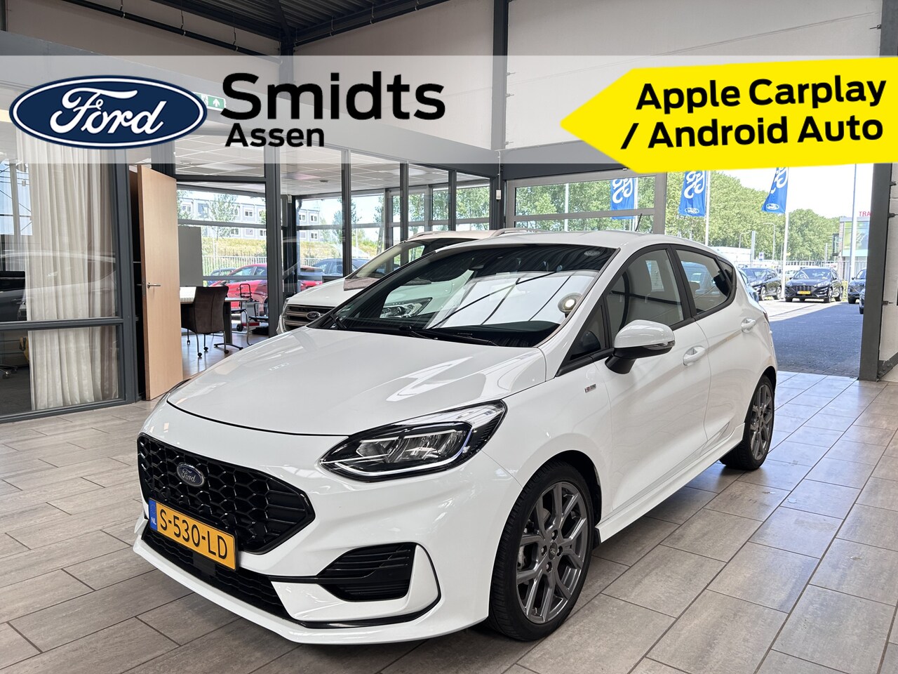 Ford Fiesta - ST-Line EcoBoost Hybrid 125pk | All Season banden | Cruise | Apple carplay | Android auto - AutoWereld.nl