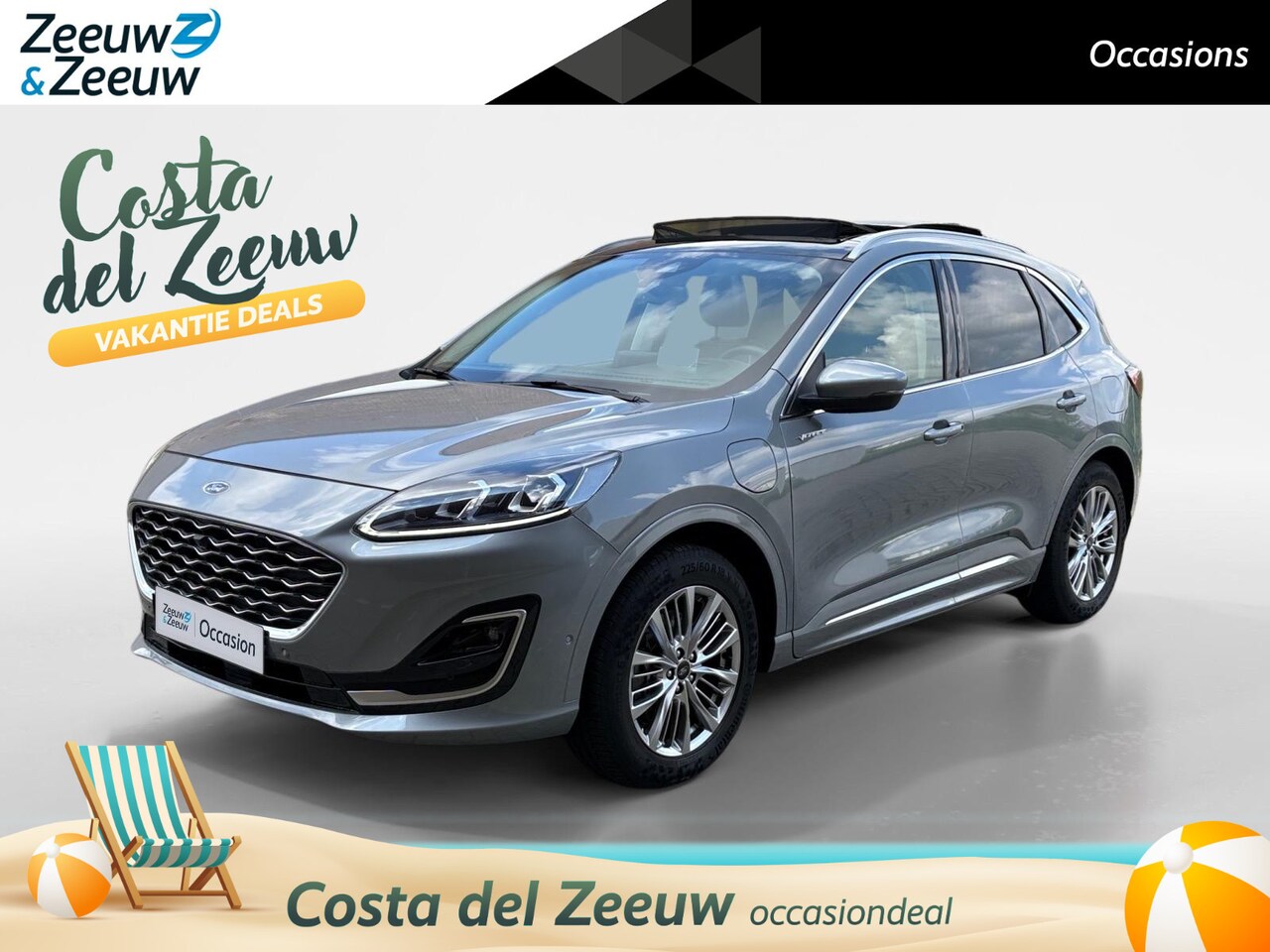 Ford Kuga - 2.5 PHEV Vignale | Adaptieve Cruise Control | Schuif/Kantel Dak | Stoel/Stuur/Voorruitverw - AutoWereld.nl