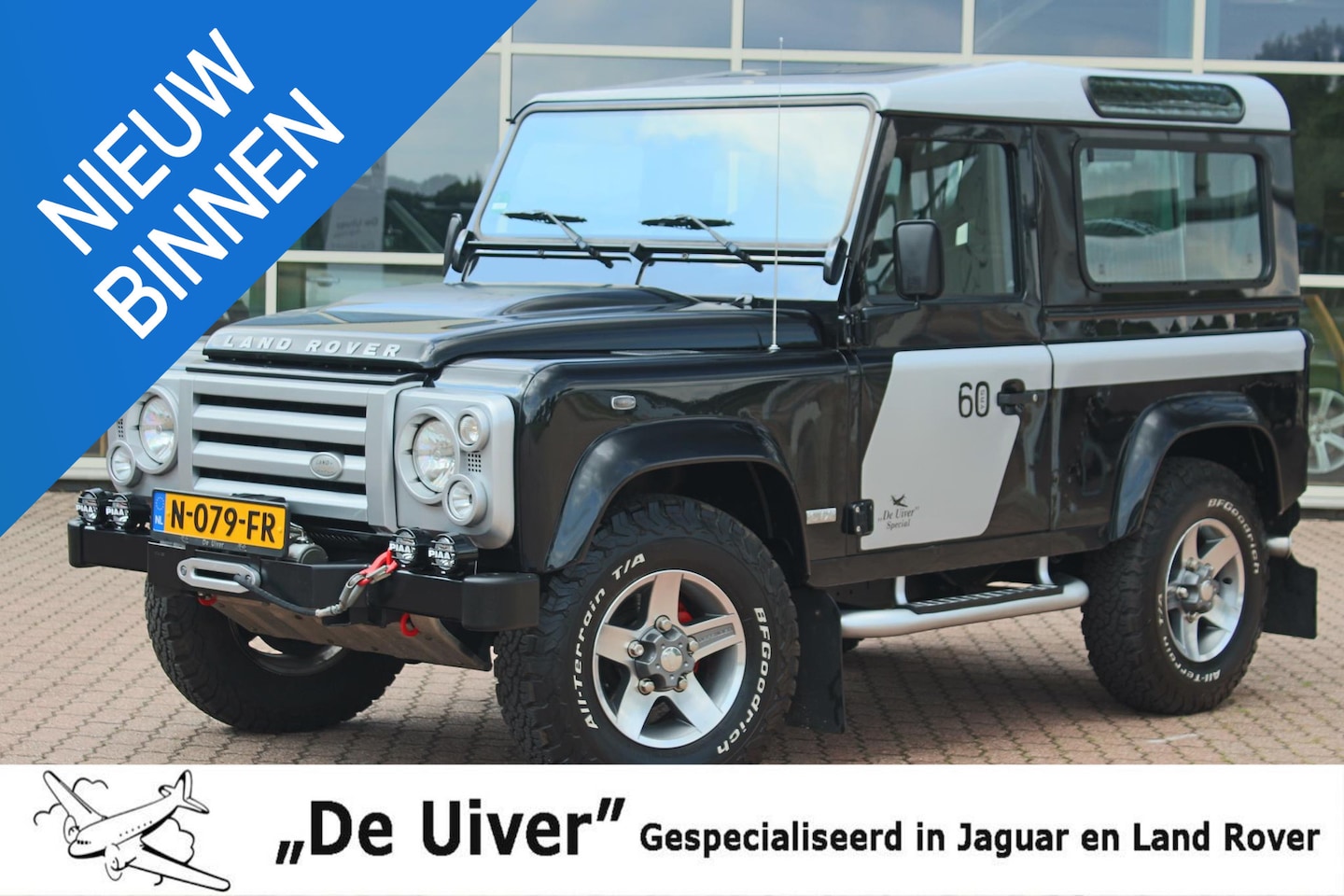 Land Rover Defender 90 - 2.4 TD SW SVX 60th Anniversary „De Uiver” Special - AutoWereld.nl