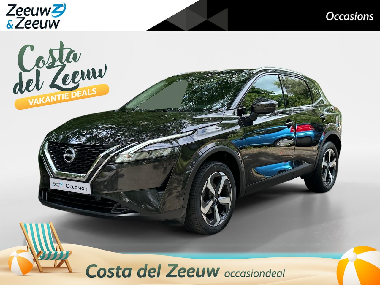 Nissan Qashqai - N-Connecta Navi , camera , panoramadak , cruisde , lm velgen , parkeersensoren , climate . - AutoWereld.nl