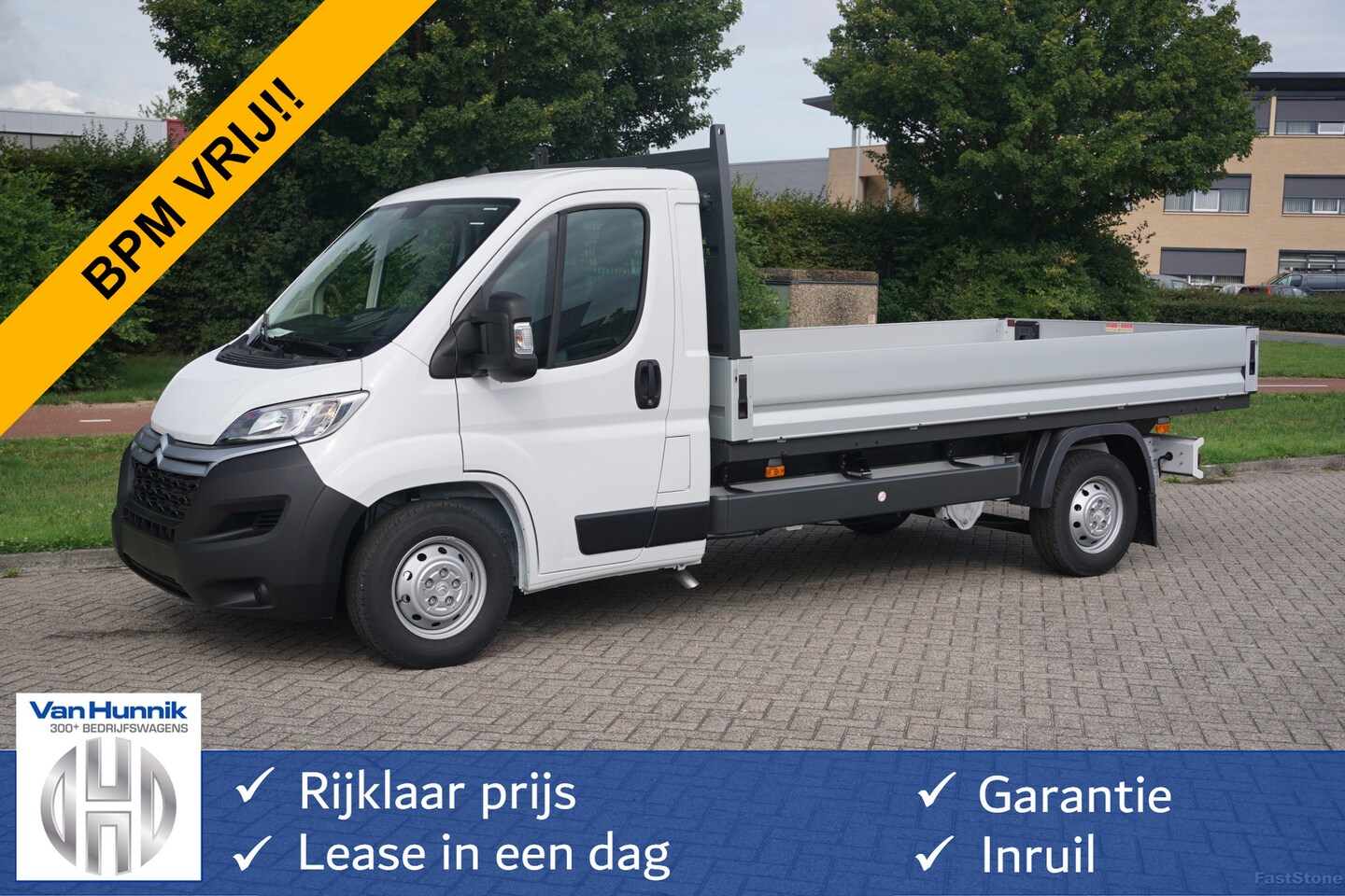 Citroën Jumper - Heavy 35 2.2 140PK Open laadbak BPM VRIJ!! Apple CP/Android A, Climate, Cruise!! NR. 427 - AutoWereld.nl