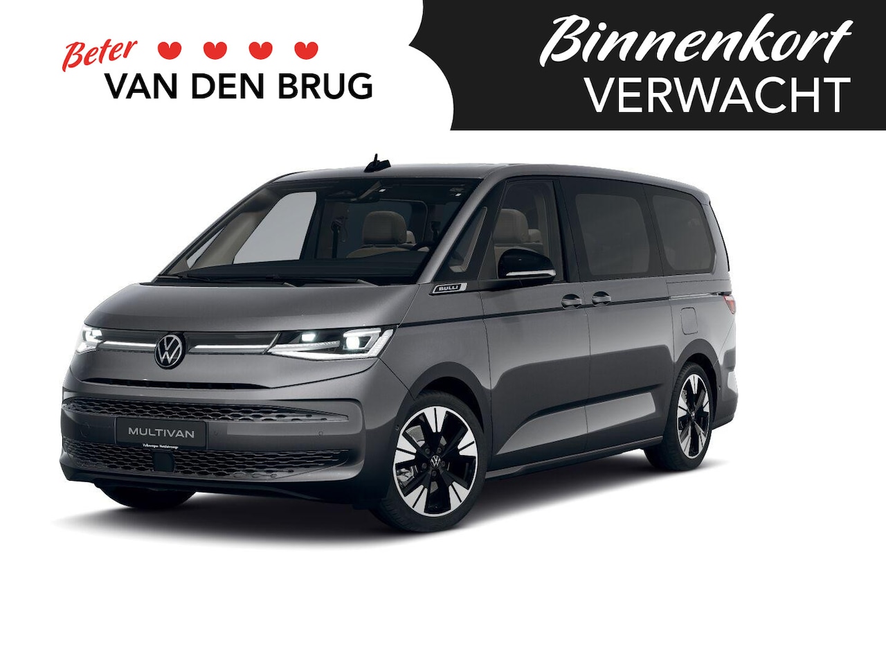 Volkswagen Multivan - Bedrijfswagens Bulli Edition L2 1.5 eHybrid 180 kW (245pk) | 7-pers. | ACC | LED | Panoram - AutoWereld.nl