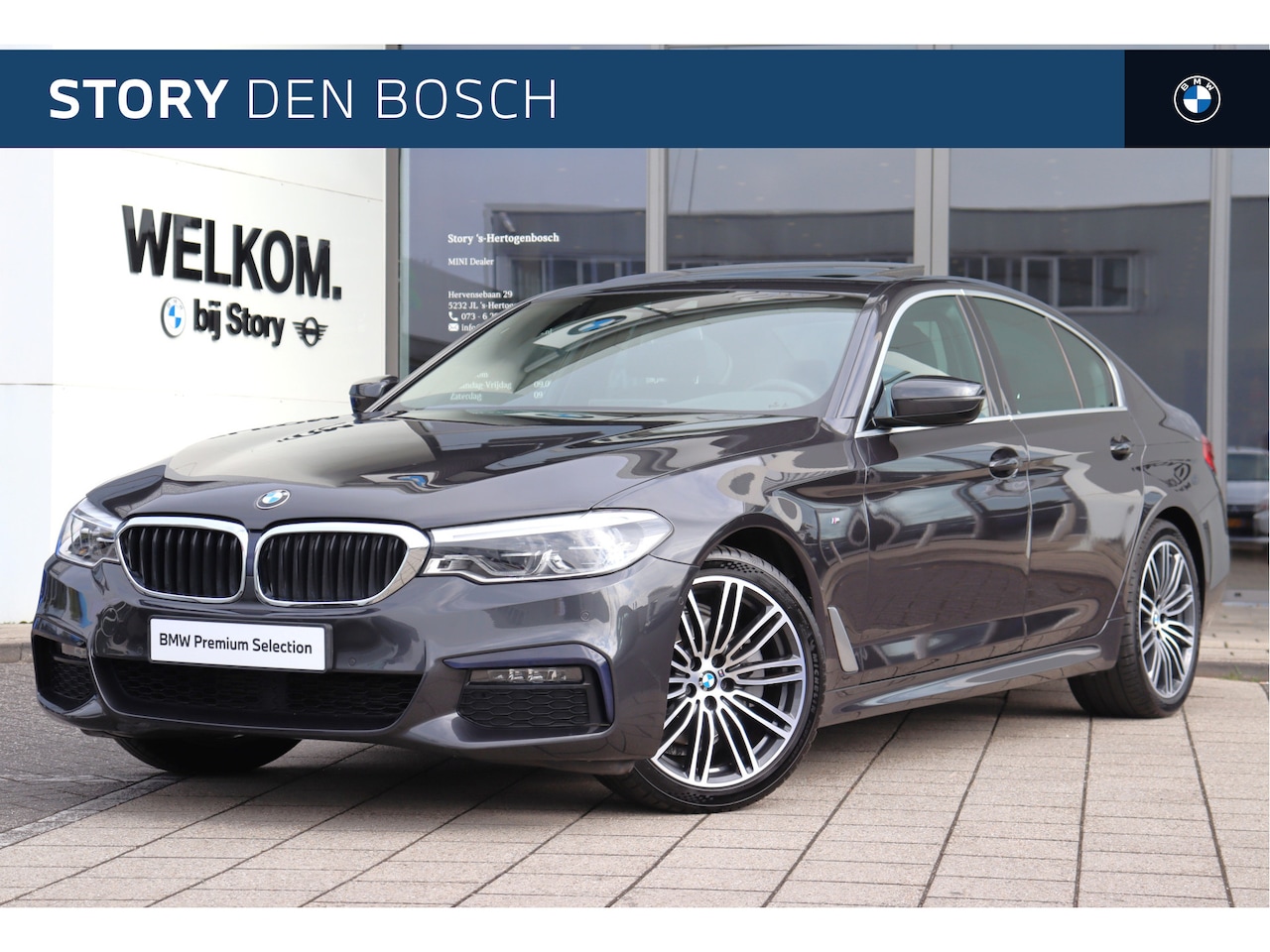 BMW 5-serie - 520i High Executive M Sport Automaat / Schuif-kanteldak / Laserlicht / Achteruitrijcamera - AutoWereld.nl