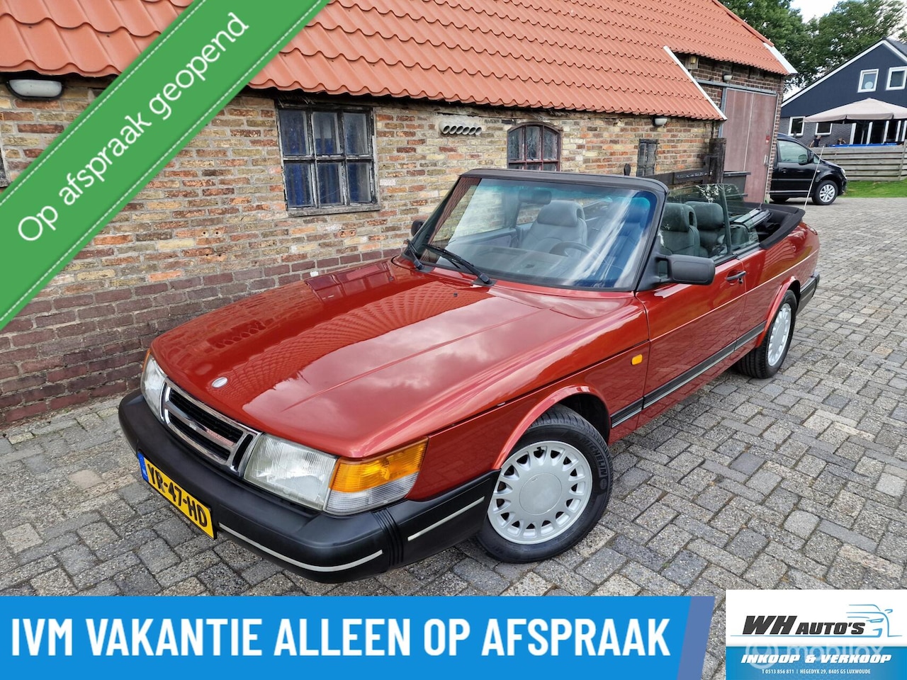 Saab 900 Cabrio - 2.0i-16 Super Nette Staat! apk 14-07-2027 - AutoWereld.nl