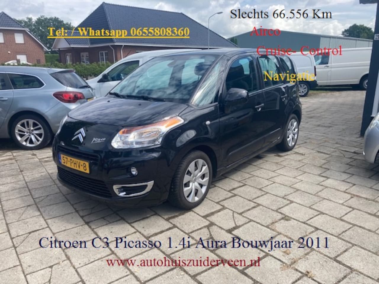 Citroën C3 Picasso - 1.4 VTi Aura 95PK Navi Cruise Climate - AutoWereld.nl