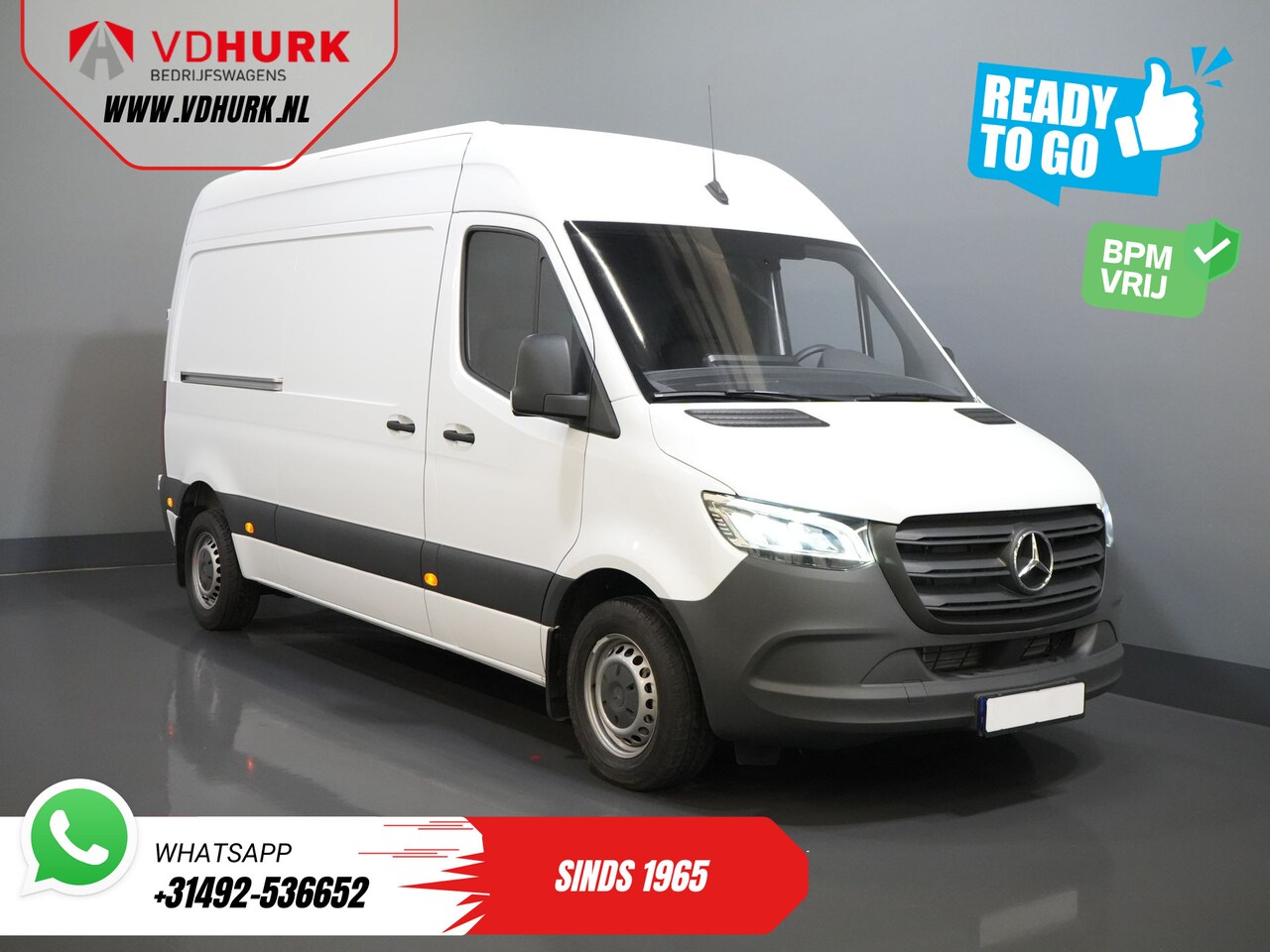 Mercedes-Benz Sprinter - 211 Aut. L2H2 BPM VRIJ/ LED/ Standkachel/ Stoelverw./ Carplay/ Cruise/ Camera - AutoWereld.nl
