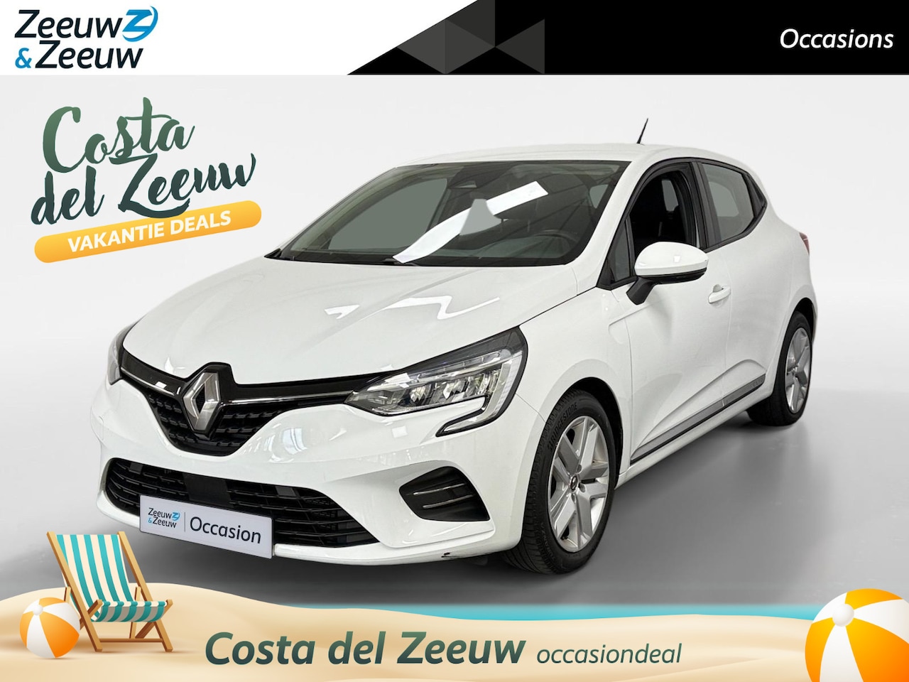 Renault Clio - 1.0 TCe Zen APPLE CARPLAY BLUETOOTH CRUISE CONTROL DEALER ONDERHOUDEN - AutoWereld.nl