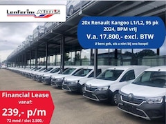 Renault Kangoo - 1.5 Blue dCi 95 pk L1 20x Voorraad, v.a. 17.800, - ex BTW, Airco, Apple Carplay, Camera, C
