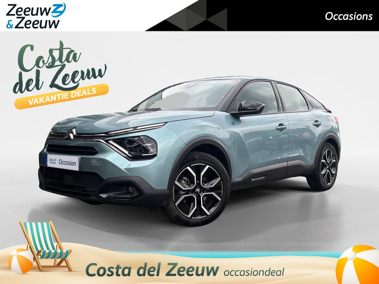 Citroën Ë-C4 - Feel Pack 50 kWh | Megavoordeel! | Carplay | Camera | Climate Control | - AutoWereld.nl