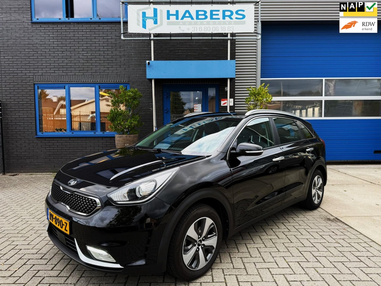 Kia Niro - 1.6 GDi Hybrid ExecutiveLine 119PK|Origineel NL|Led|Navi|Carplay|AUT|Half/Leder|Trekhaak|C - AutoWereld.nl
