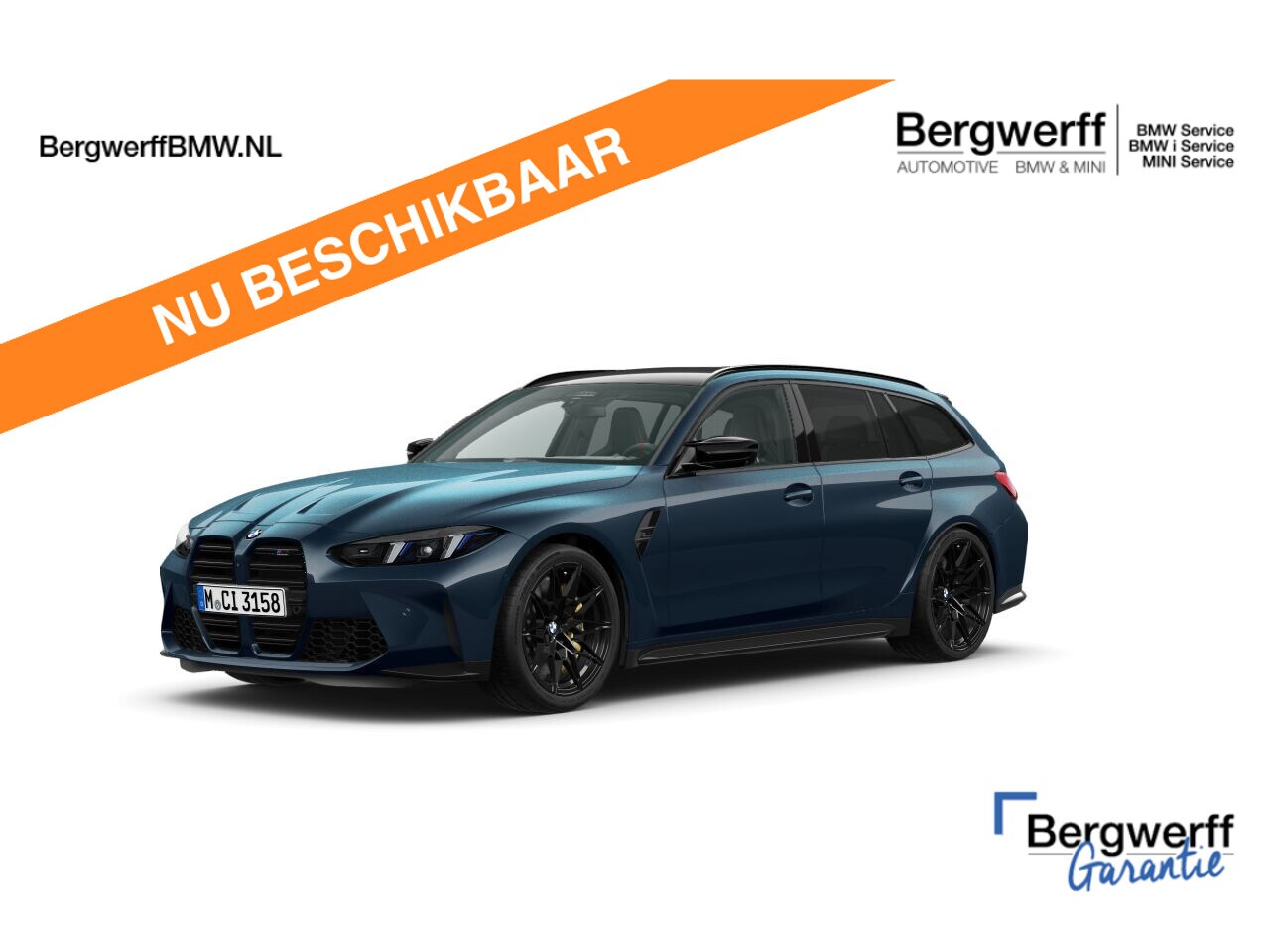 BMW 3-serie Touring - M3 xDrive Competition - Individual "Aegean Blue" - Facelift - Track Pack - AutoWereld.nl