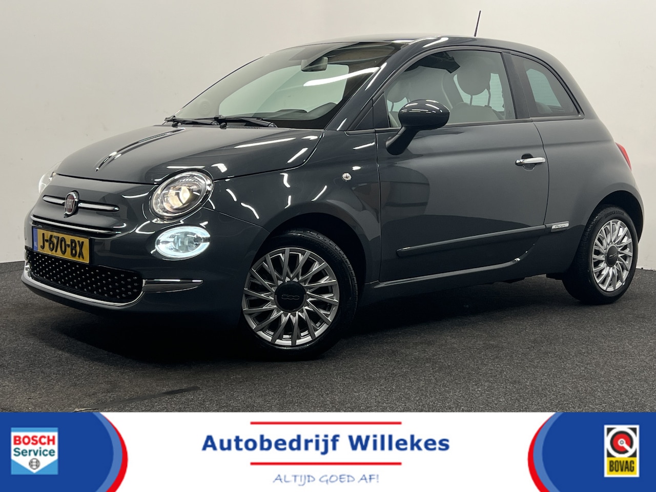 Fiat 500 - 1.0 Hybrid Lounge | NAVI | PARKEERSENSOREN | CRUISE CONTROL | - AutoWereld.nl