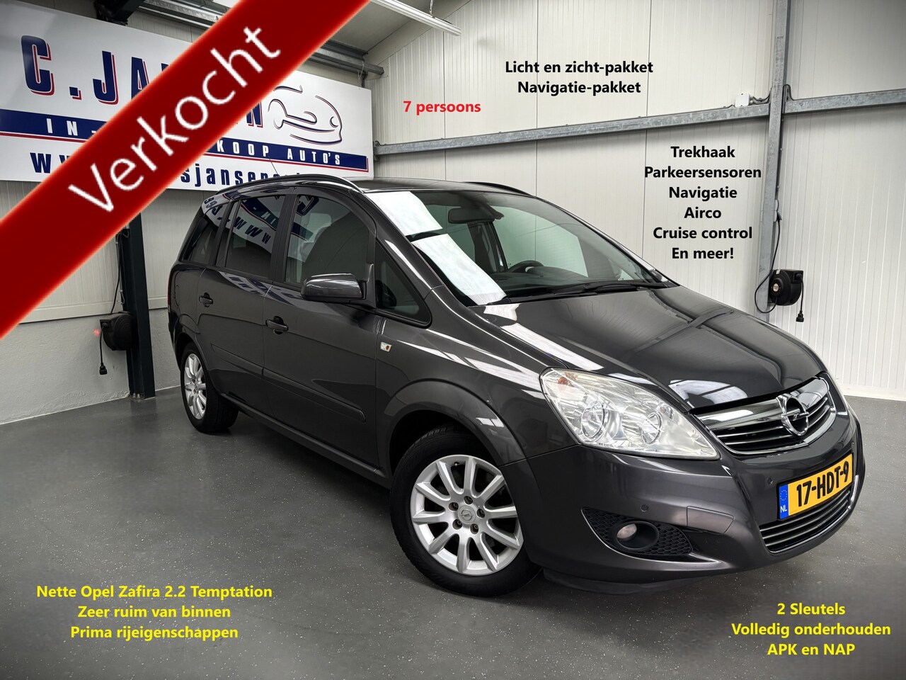 Opel Zafira - 2.2 Temptation - 7 persoons! - AutoWereld.nl