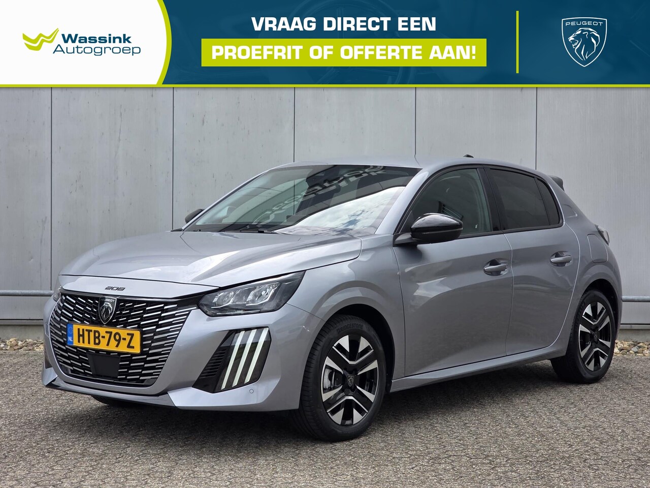 Peugeot 208 - 100pk Hybrid Allure Automaat | Navigatie | Parkeercamera | Stoelverwarming - AutoWereld.nl