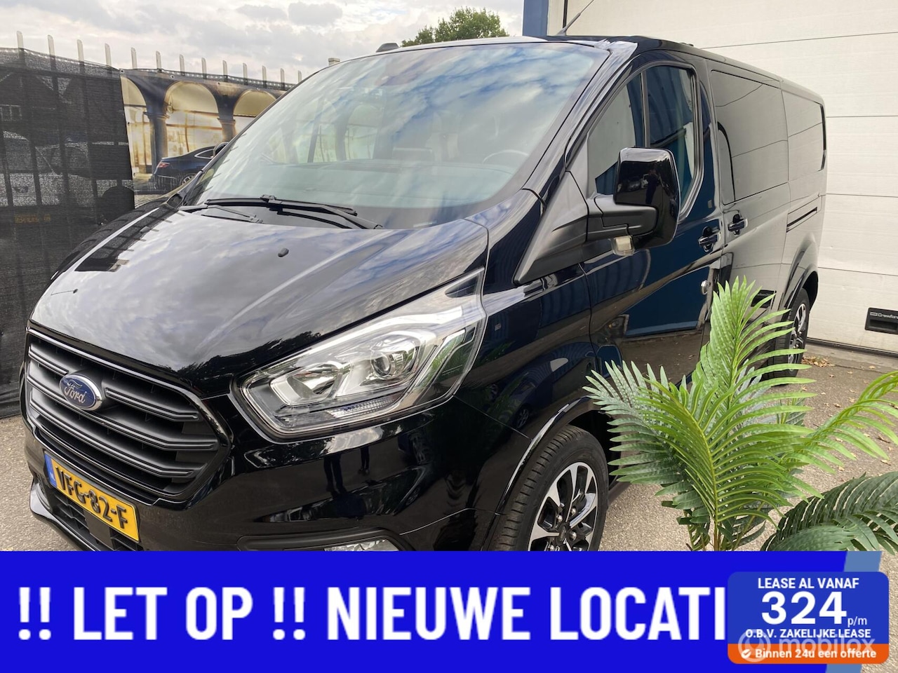 Ford Transit Custom - 320 2.0 TDCI L2H1 Sport DC ECC NAVI CRUISE CAMERA TREKHAAK - AutoWereld.nl