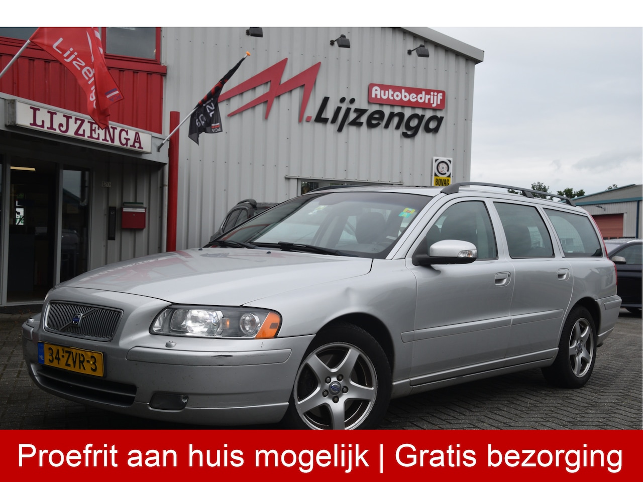 Volvo V70 - 2.4 D5 Edition Sport Leer | LMV | Schuif/kantel dak | Clima | LMV | Trekhaak - AutoWereld.nl