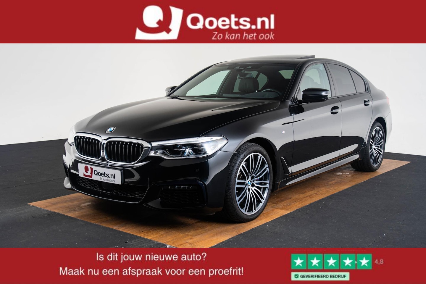BMW 5-serie - 530d High Executive M Sport - Schuif/Kanteldak - Comfort Access - Parking/Driving assistan - AutoWereld.nl