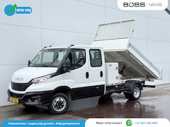 Iveco Daily - 35C16 3.0 Dubbele Cabine Kipper Dubbellucht Airco Navigatie Camera 3.5t Trekhaak Tipper Be