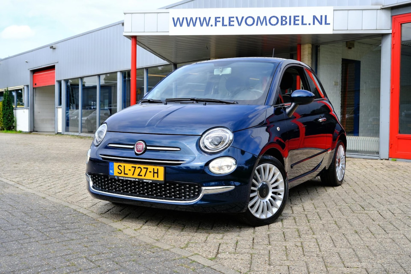 Fiat 500 - 0.9 TwinAir Turbo Lounge Aut. Pano|Navi|Clima|LMV|Half Leder - AutoWereld.nl