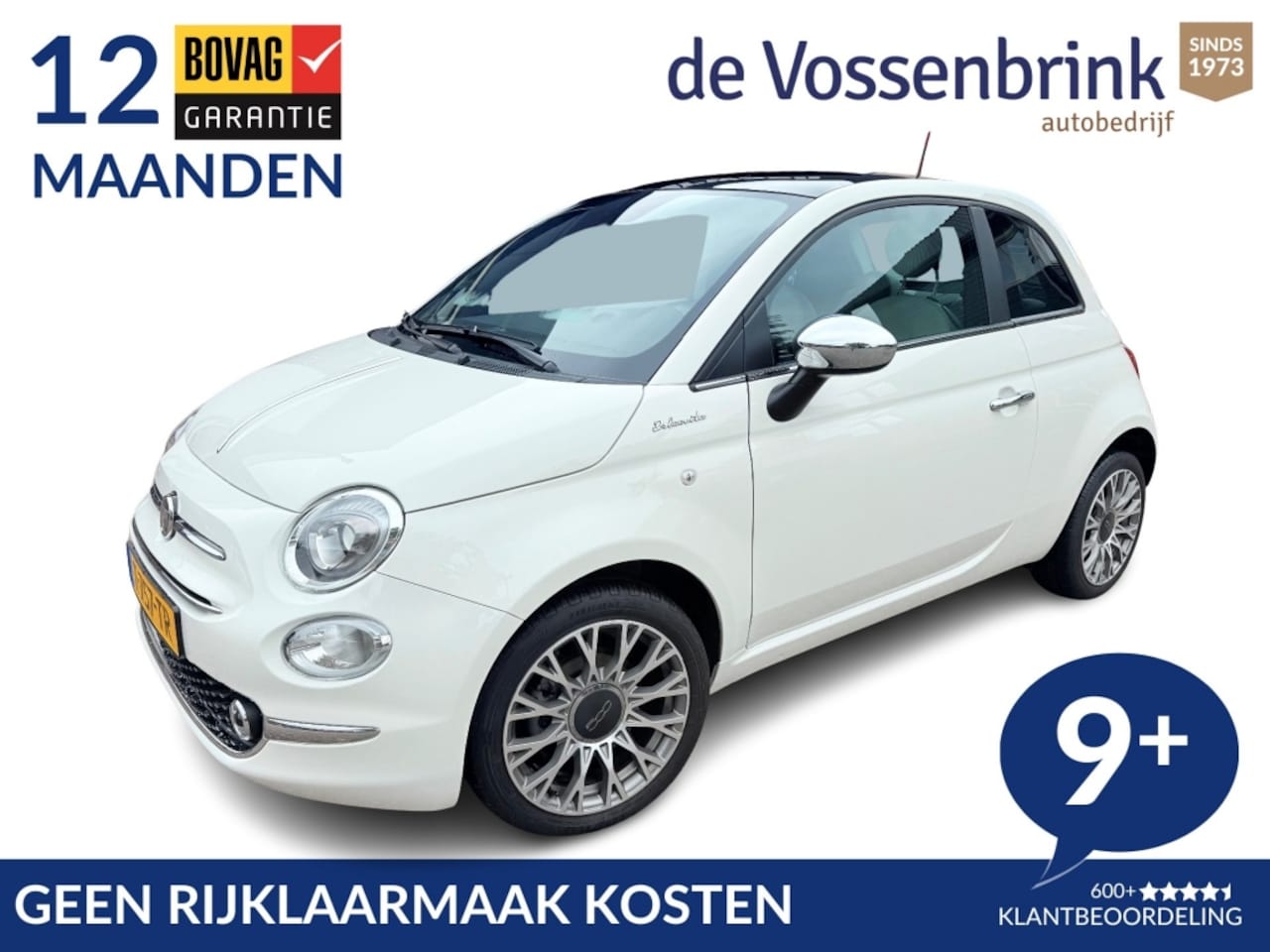 Fiat 500 - 1.0 Hybrid Dolcevita NL-Auto *Geen Afl. kosten* - AutoWereld.nl