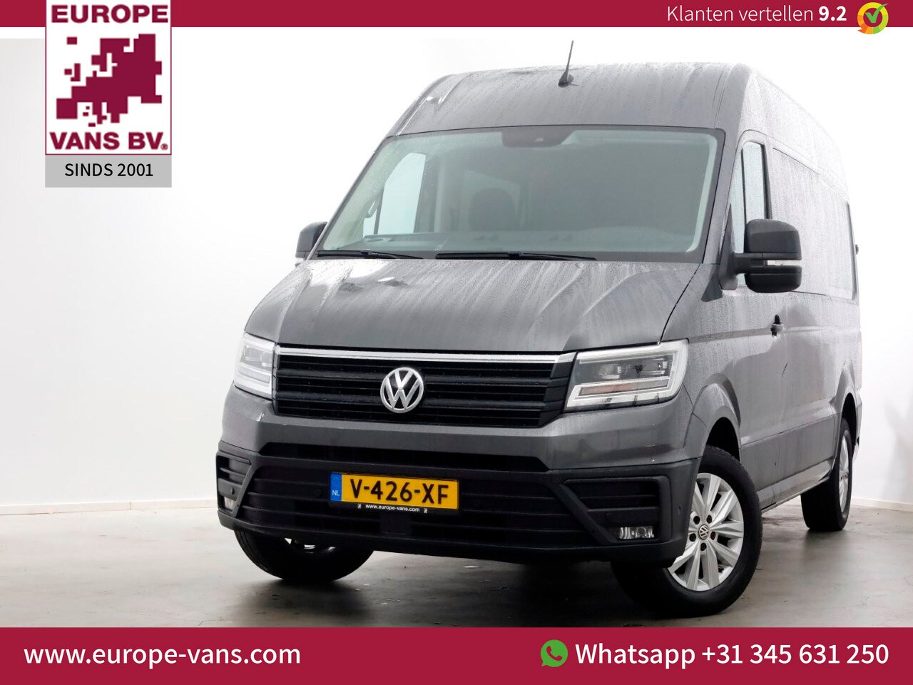 Volkswagen Crafter - 35 2.0 TDI 177pk L3H3 (L2H2) DSG-Automaat D.C. Highline LED/ACC/Navi 03-2019 - AutoWereld.nl