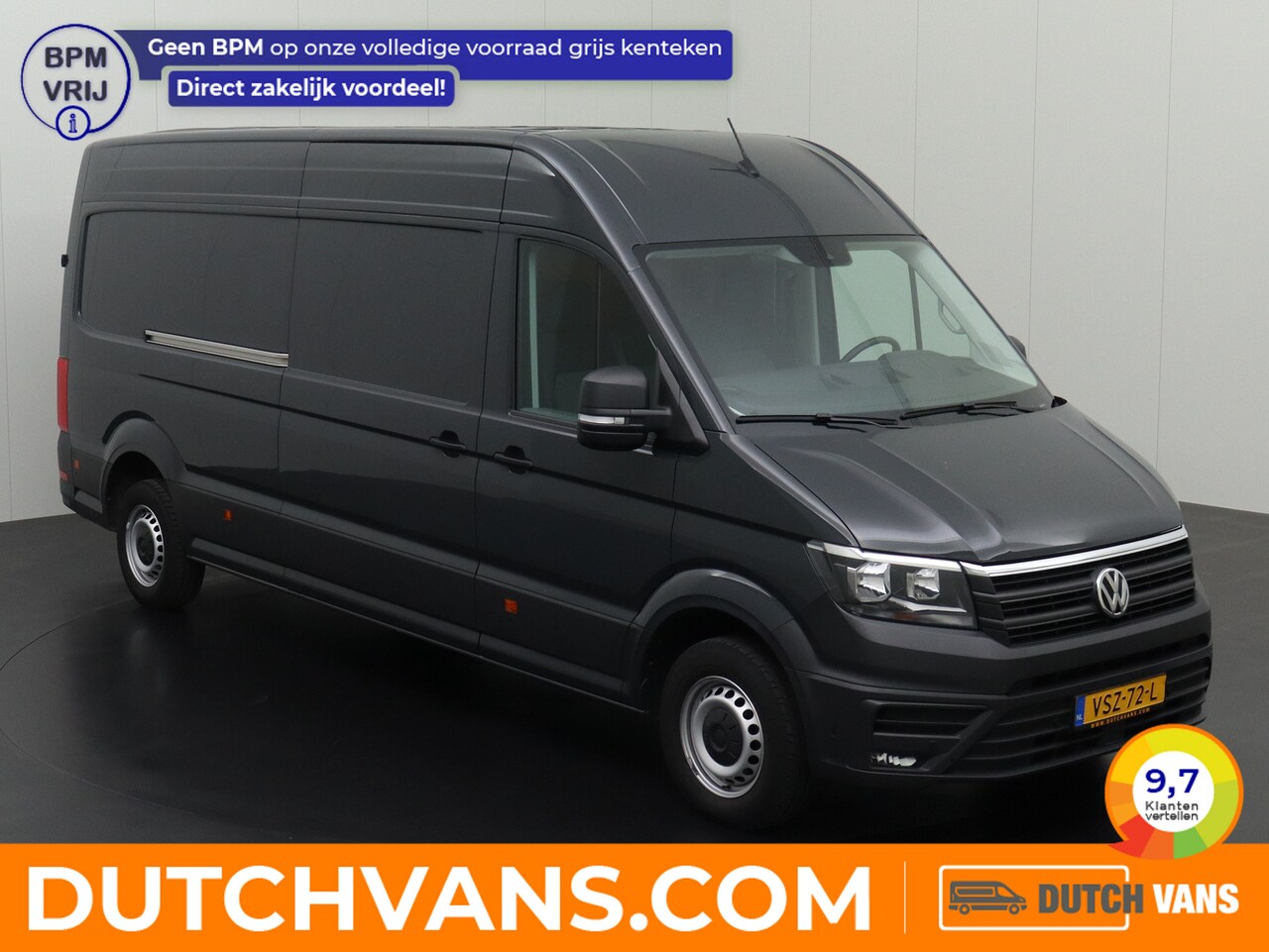 Volkswagen Crafter - 2.0TDI 140PK DSG Automaat L4H3 Highline | Navigatie | Airco | Cruise | 3-Persoons | Betimm - AutoWereld.nl