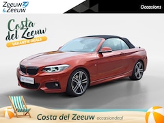 BMW 2-serie Cabrio - 220i High Executive Navigatie |Lederen interrieur | 18 inch. | 46.656 km`s | 184 PK | 1 ja