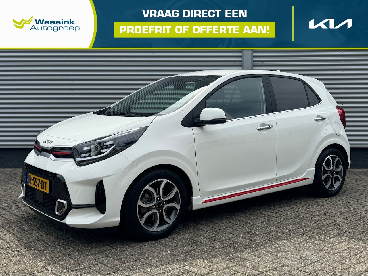 Kia Picanto - 1.0 DPi 67pk 4-zits GT-Line | Navigatie | Climate Control | Kunstleer | - AutoWereld.nl