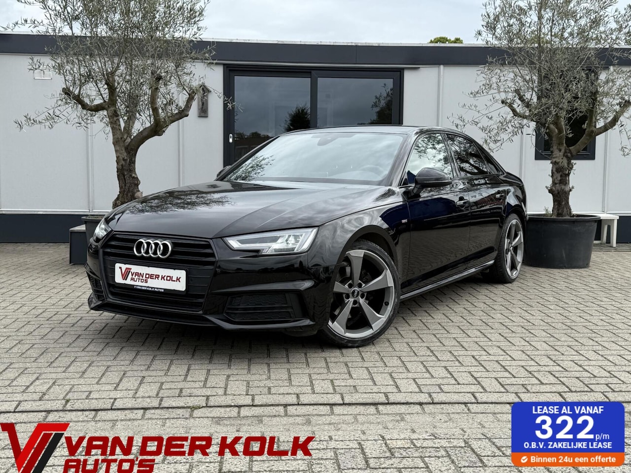 Audi A4 Limousine - 2.0 TFSI MHEV Sport S line black edition - AutoWereld.nl