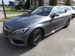 Mercedes-Benz C-klasse Coupé - 180 Pano | AMG-Line | Burmester Airco, Cruise, Navi, Stoelverw, 19" Lmv , NAP, Enz op afsp