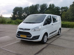 Ford Transit Custom - 2.2 TDCI L2 DUBB CAB 5PERS BJ2016 AIRCO NAVI