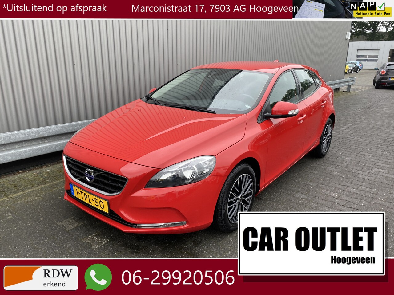 Volvo V40 - 1.6 T3 Kinetic Clima, CC, PDC & Cam. nw. APK – Inruil Mogelijk – - AutoWereld.nl