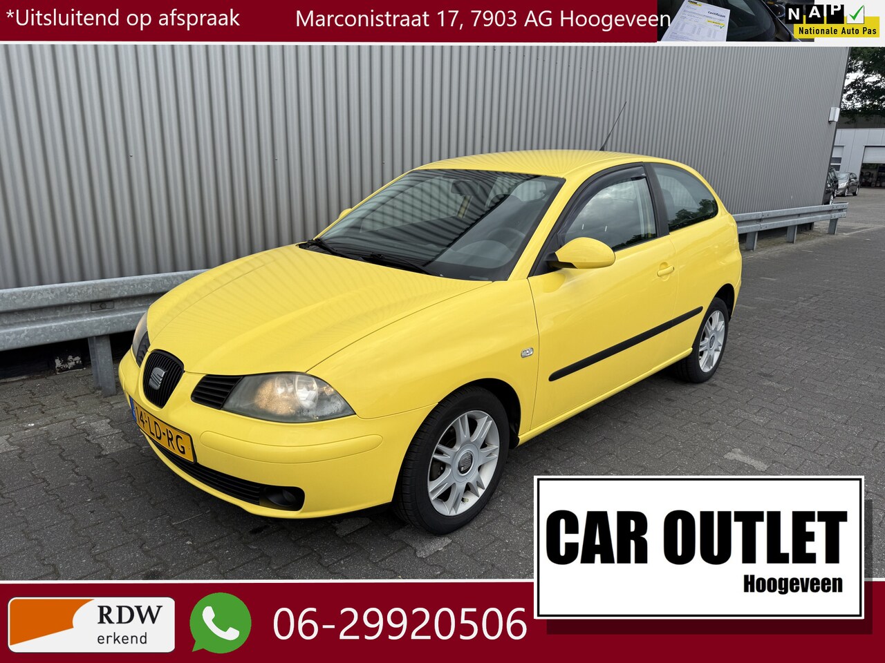 SEAT Ibiza - 1.4-16V Sport Clima, Pioneer Multimedia, – Inruil Mogelijk – - AutoWereld.nl