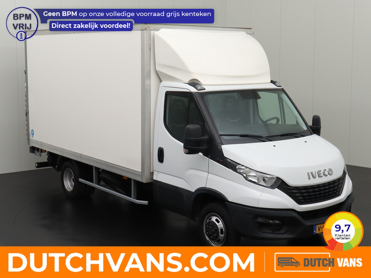 Iveco Daily - 35C16 3.0L Bakwagen+Laadklep | Airco | Cruise | 3-Persoons | Dakspoiler - AutoWereld.nl