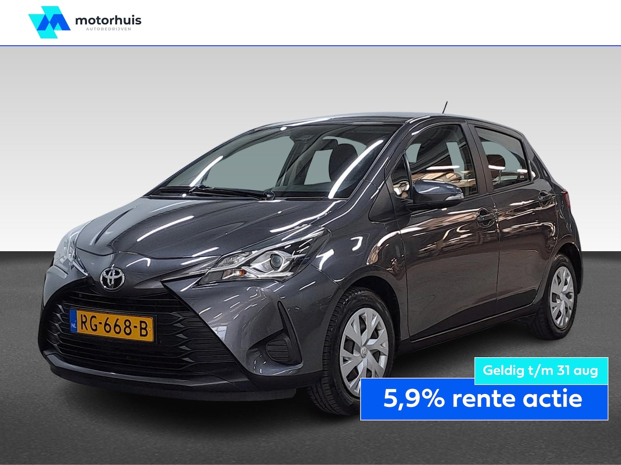 Toyota Yaris - 1.0 VVT-I 69PK 5DRS ASPIRATION NAVI TEL ECC CAMERA NAP - AutoWereld.nl