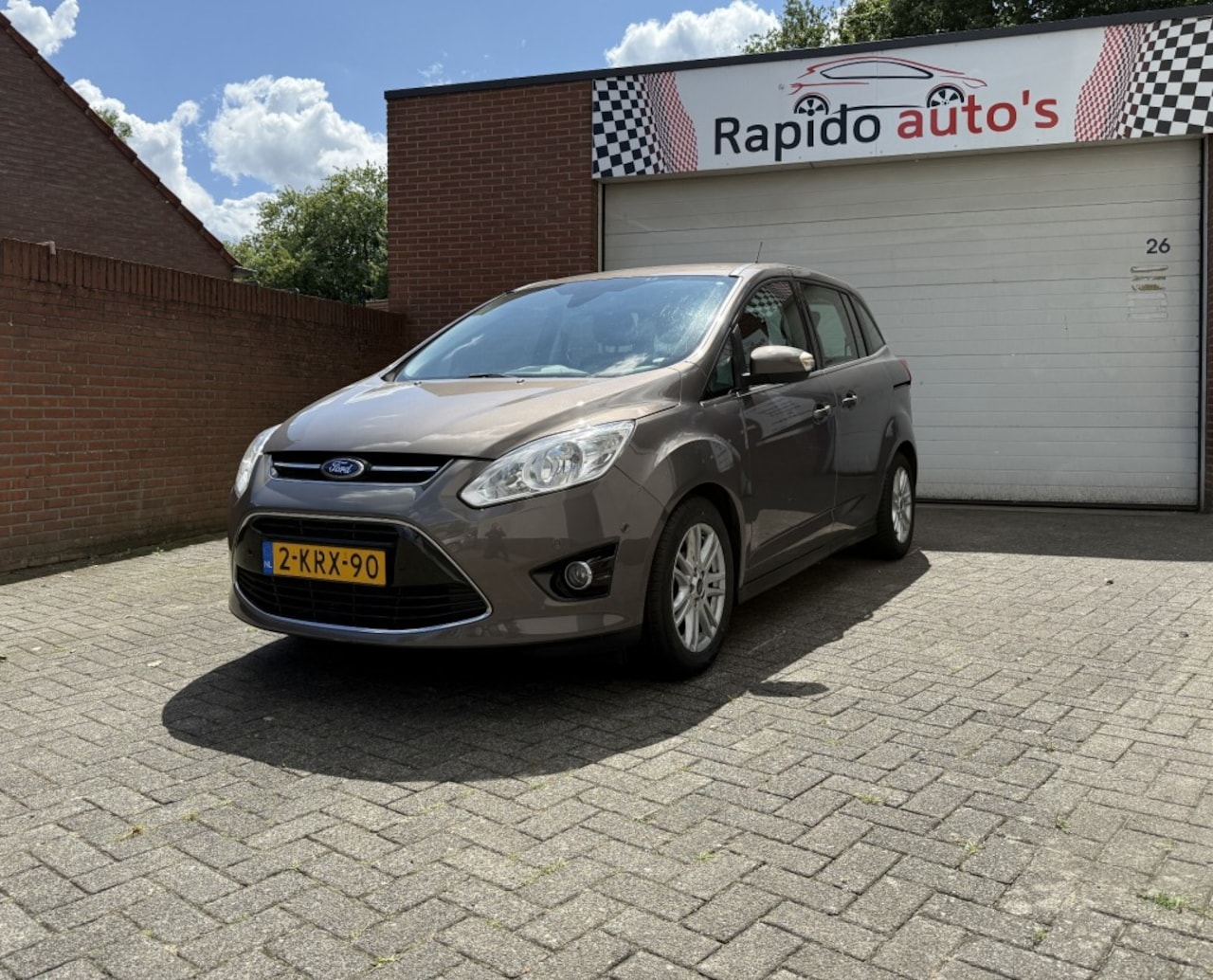 Ford Grand C-Max - 1.0 TITANIUM nieuwe Distributieriem stoel verwarming - AutoWereld.nl